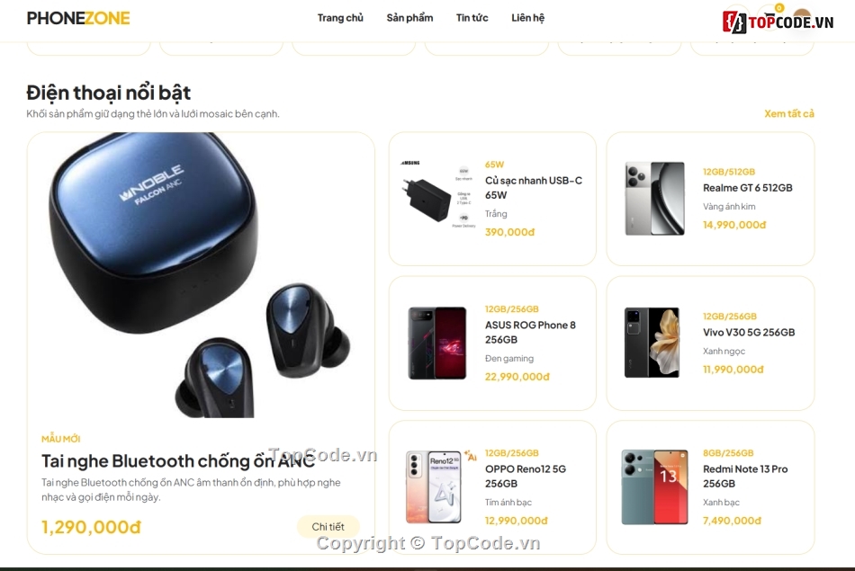 web bán điện thoại,web bán điện,bán web